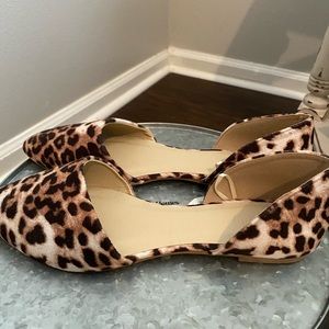 Cheetah print flats
